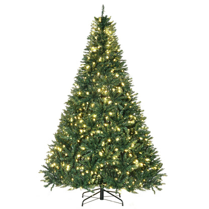 7ft Pre-Lit Full Douglas Fir Artificial Christmas Tree with Realistic Branches, 700 Warm White LED Lights and 2154 Tips