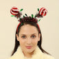 Christmas headband decoration deer horn bell